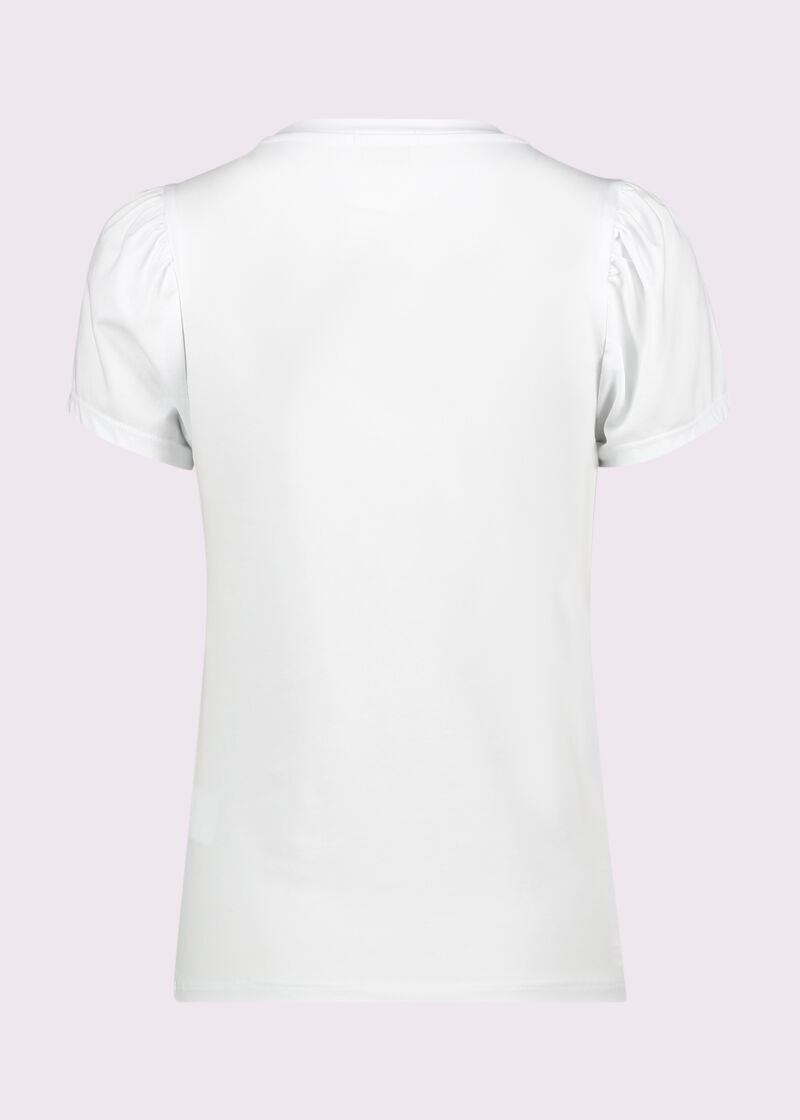 T-shirt en coton avec logo pour femme