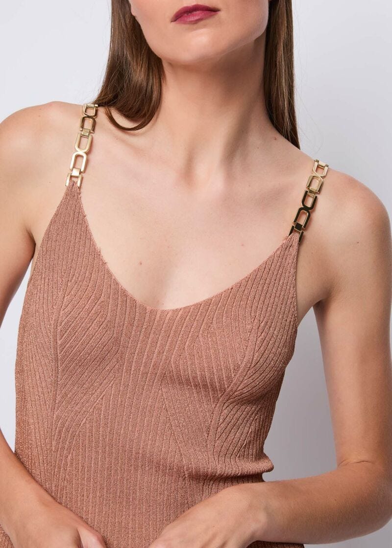 Abito da donna con spalline gioiello