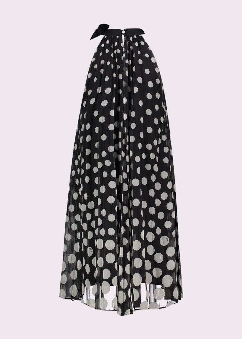 Robe en chiffon imprimé pour femme