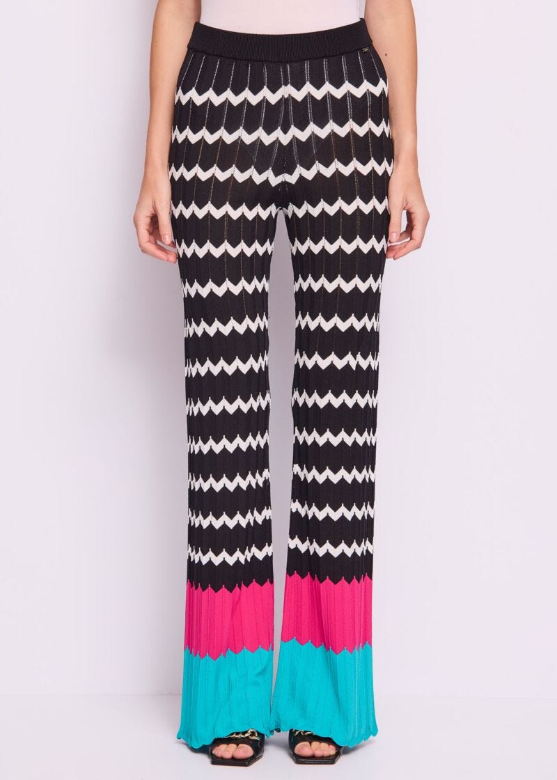 Pantalon en maille pour femme