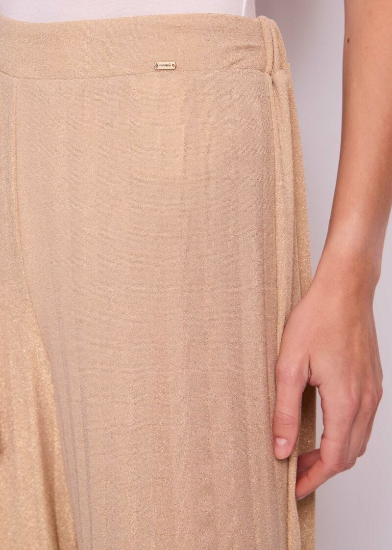 Women’s lurex jersey trousers