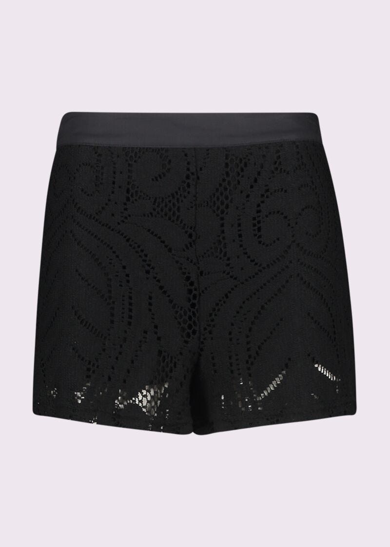 Shorts da donna neri con tasche
