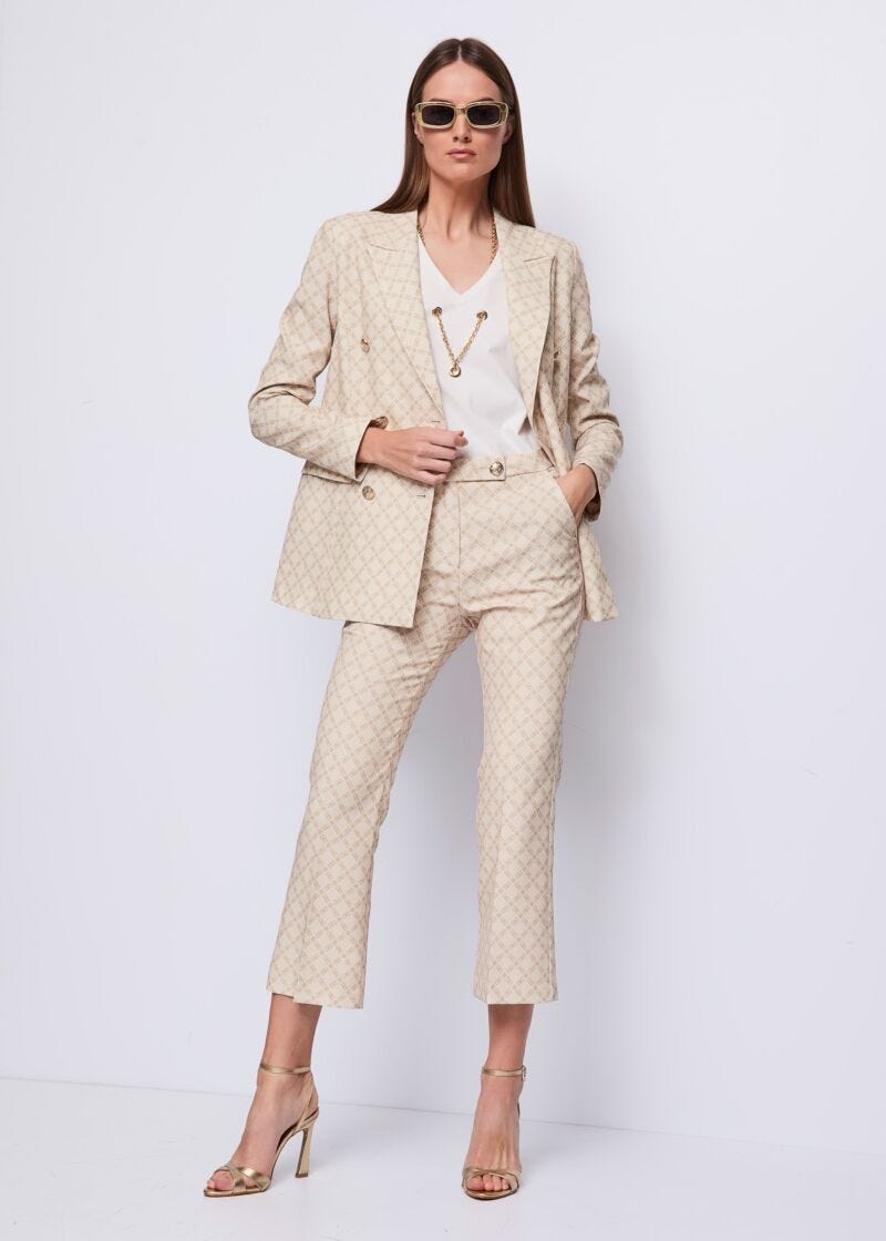 Pantaloni da donna con piega