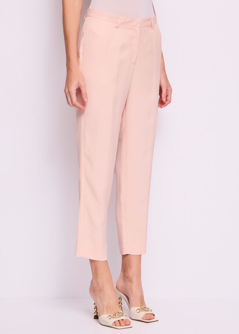 Pantalon en lin mélangé pour femme