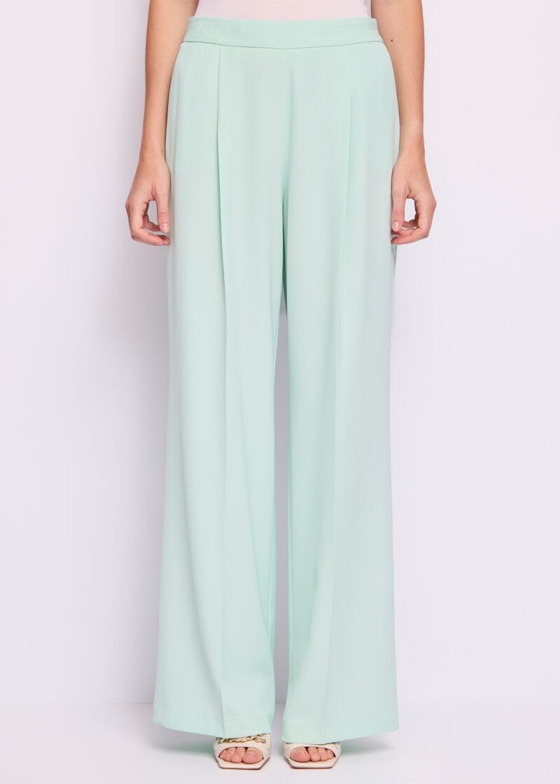 Pantalon en crêpe cady pour femme