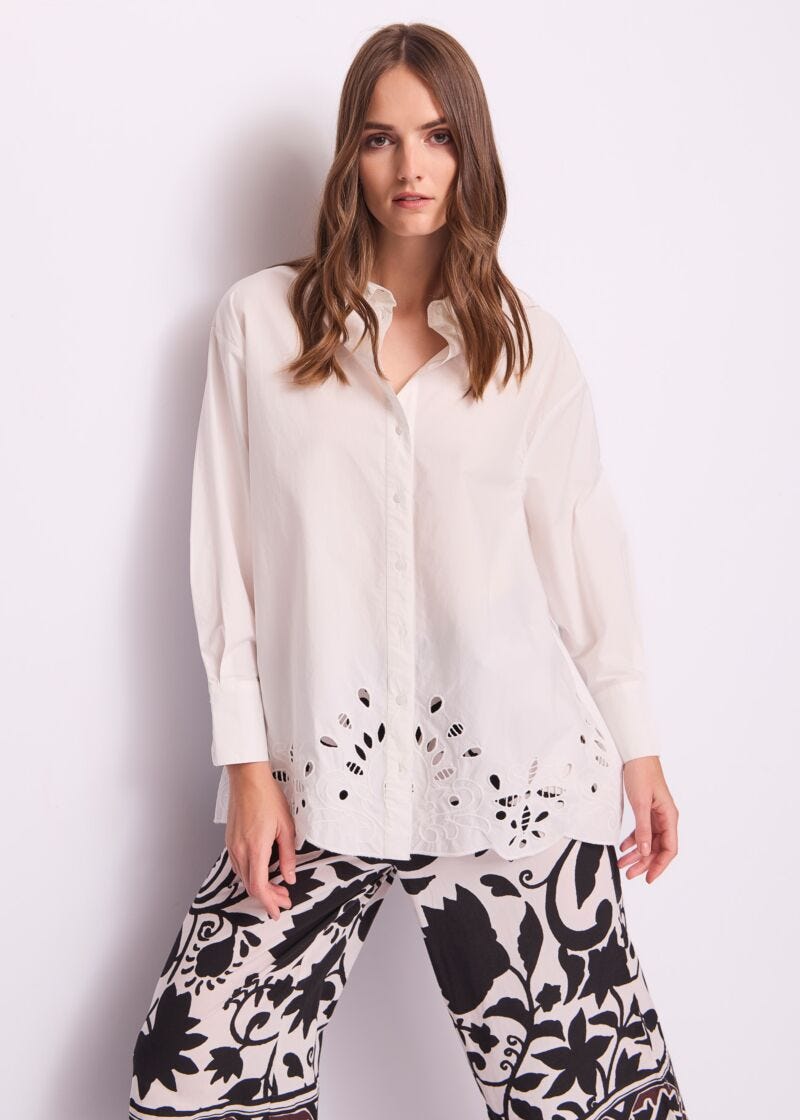 Chemise en coton pour femme