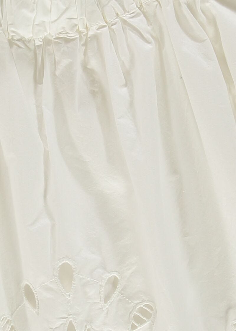 Women's white cotton top