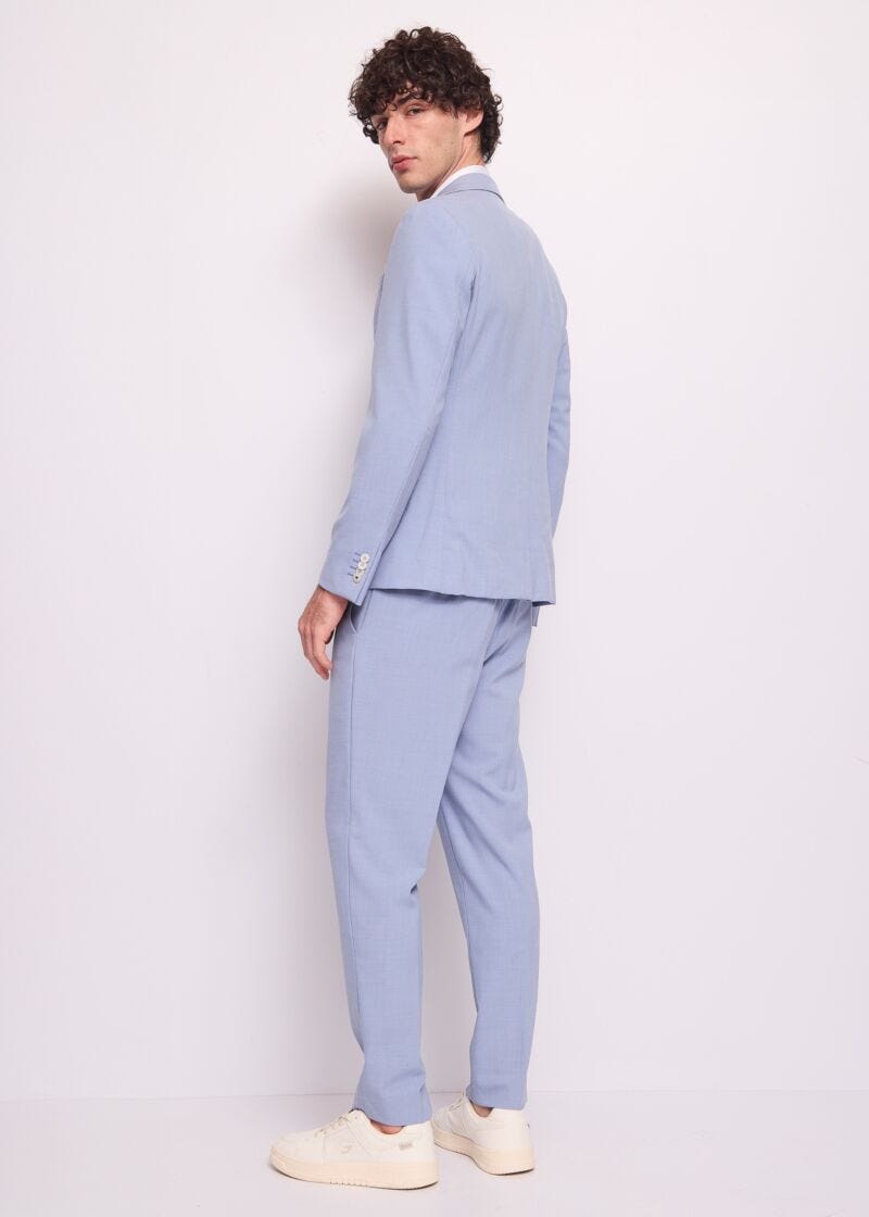 Completo da uomo azzurro