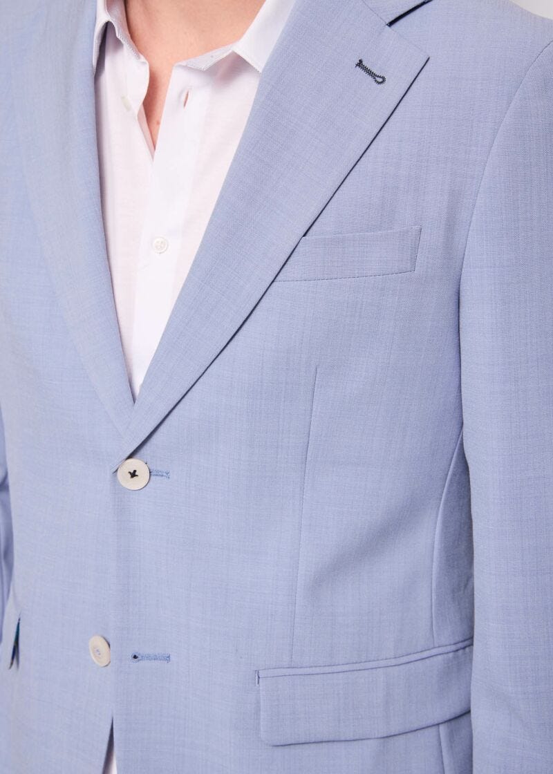 Completo da uomo azzurro