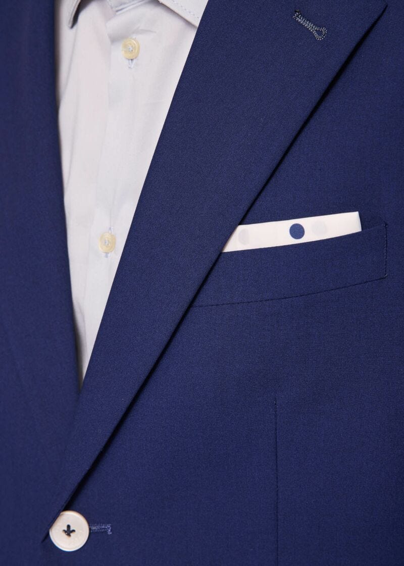 Completo da uomo blu