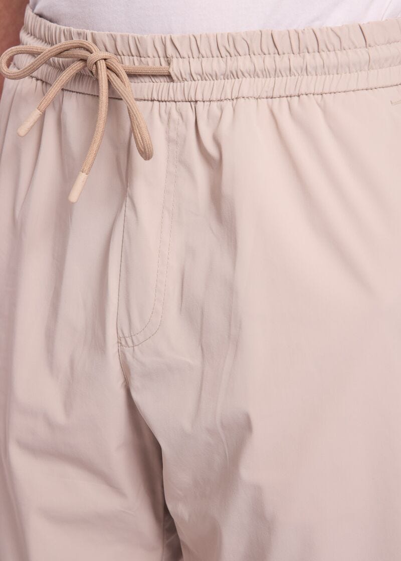 Shorts grigio in nylon