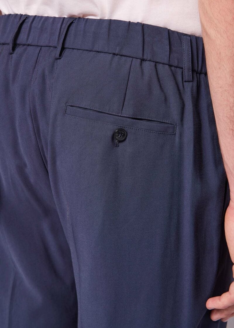 Pantaloni blu da uomo