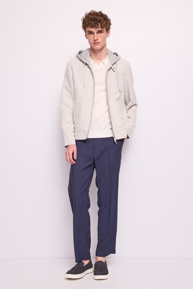 Pantaloni blu da uomo