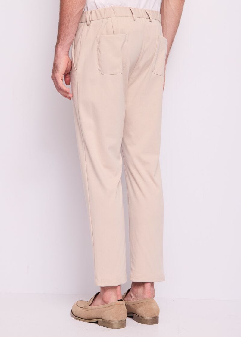 Men's cotton-blend trousers