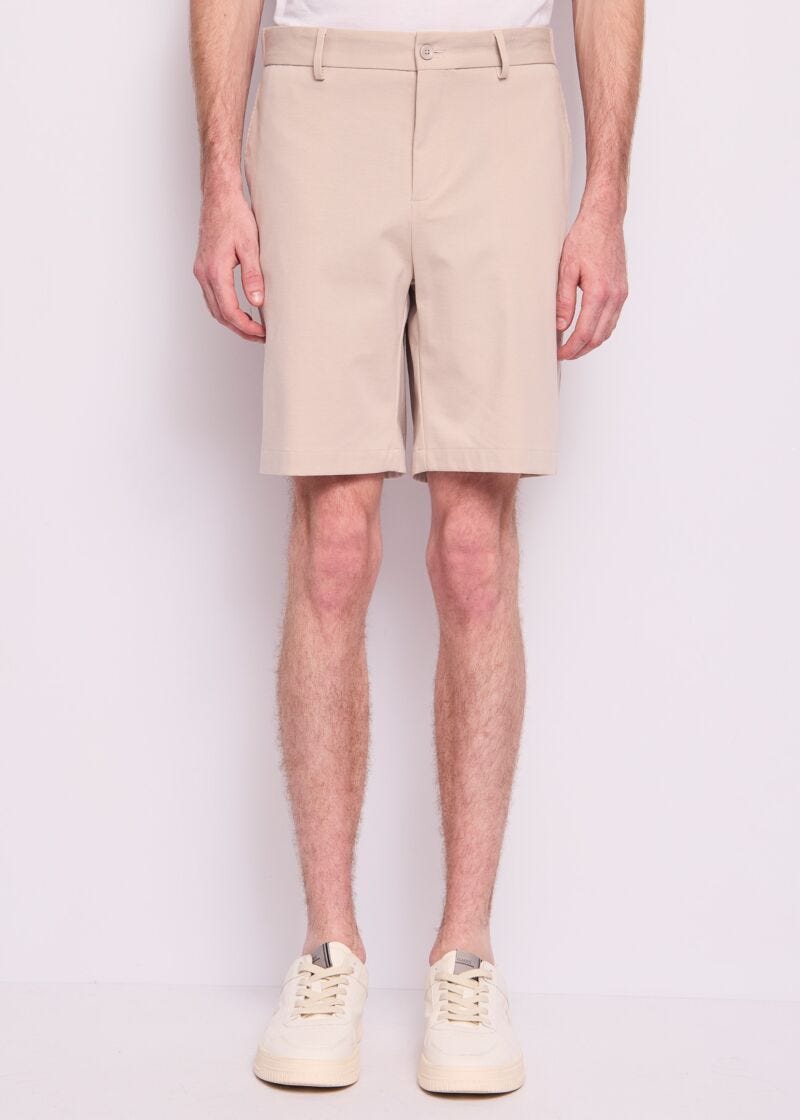 Bermuda en coton mélangé pour homme