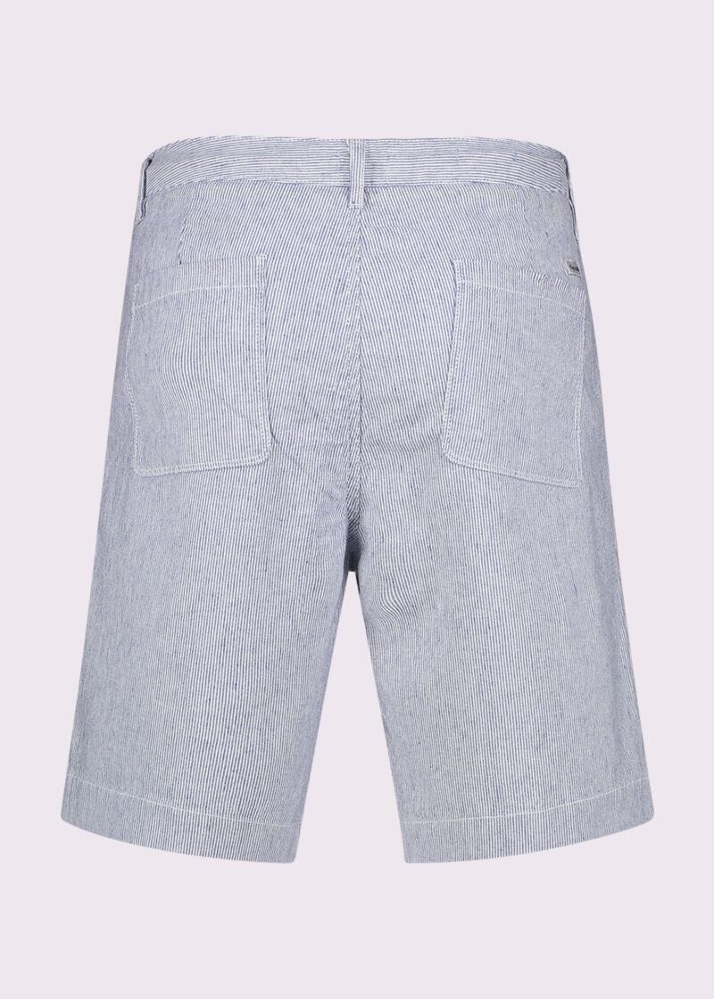 Shorts da uomo in lino e cotone