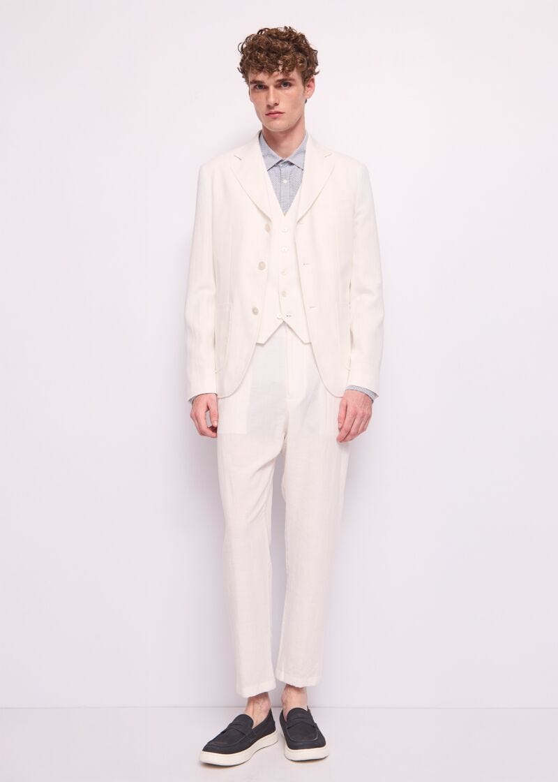 Pantaloni da uomo in misto cotone