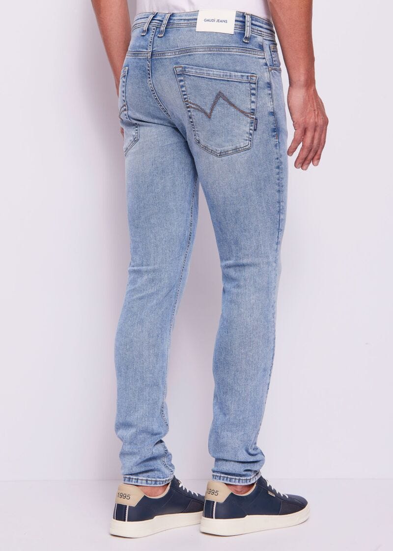 Jeans uomo skinny in cotone used