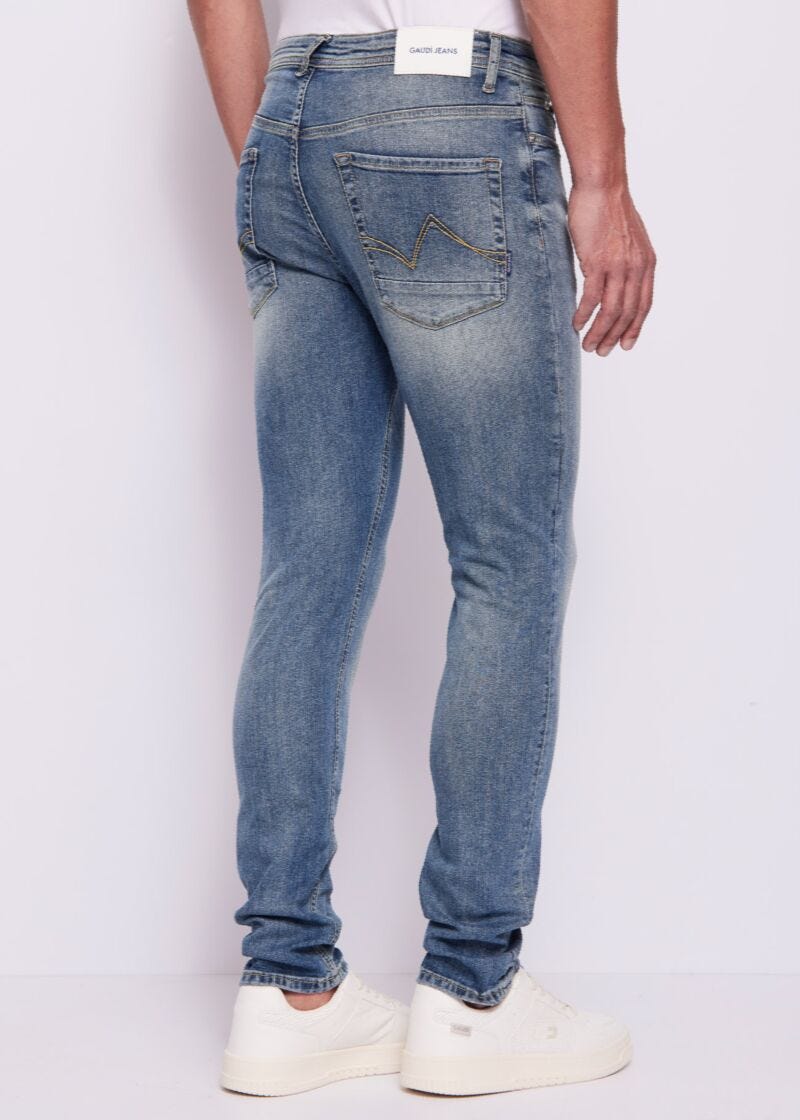Jeans uomo slim in cotone used
