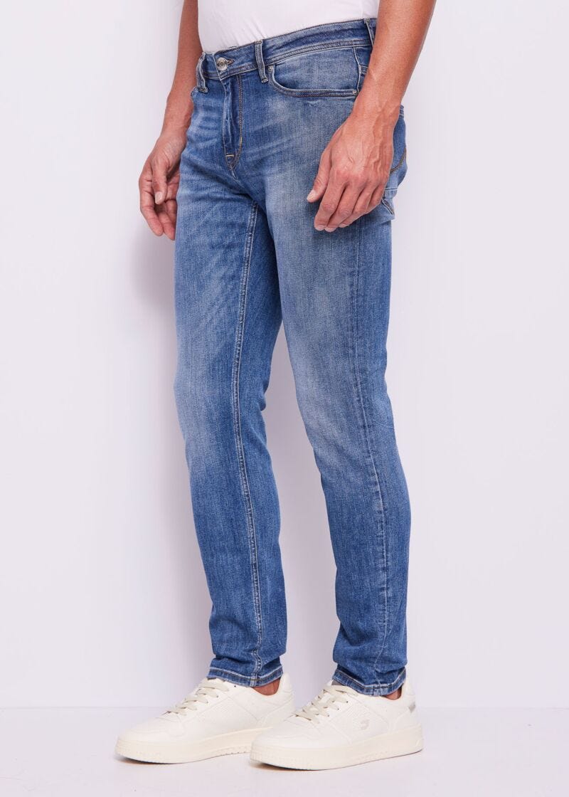 Jeans uomo slim in cotone used