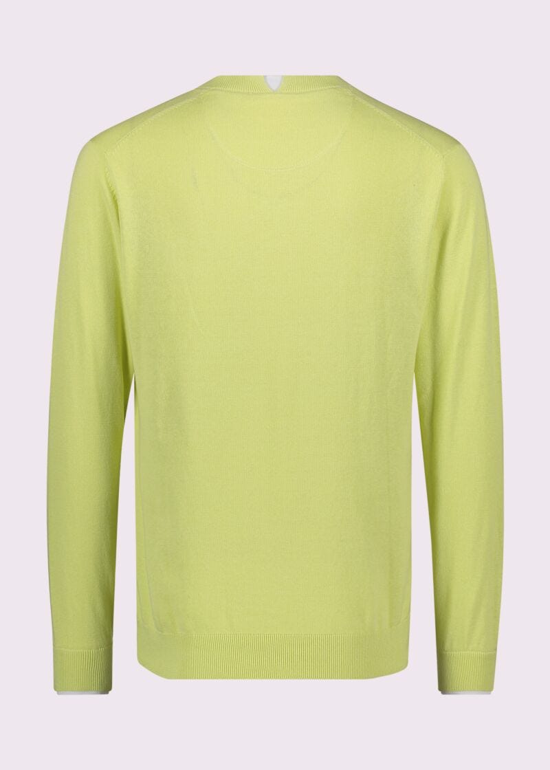 Maglia da uomo gialla in cotone
