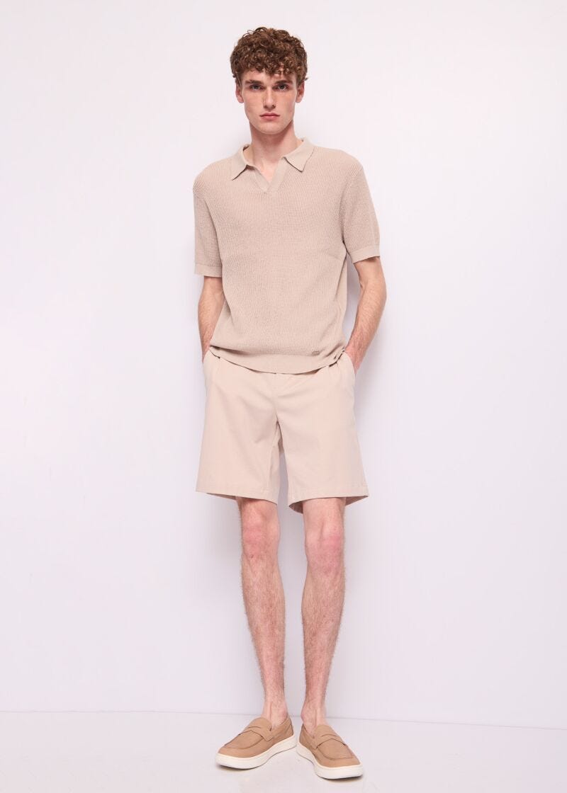 Polo da uomo in maglia di cotone