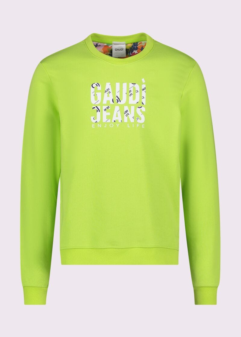 Sudadera de algodón con logotipo para hombre