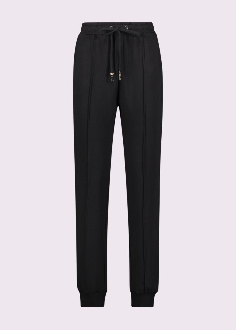 Pantalon de jogging noir en coton