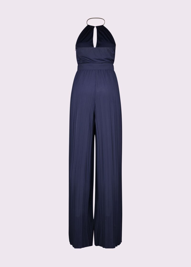 Combinaison bleue en jersey pour femme