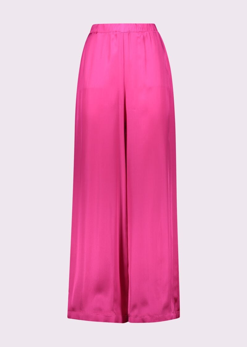 Pantaloni da donna rosa con tasche