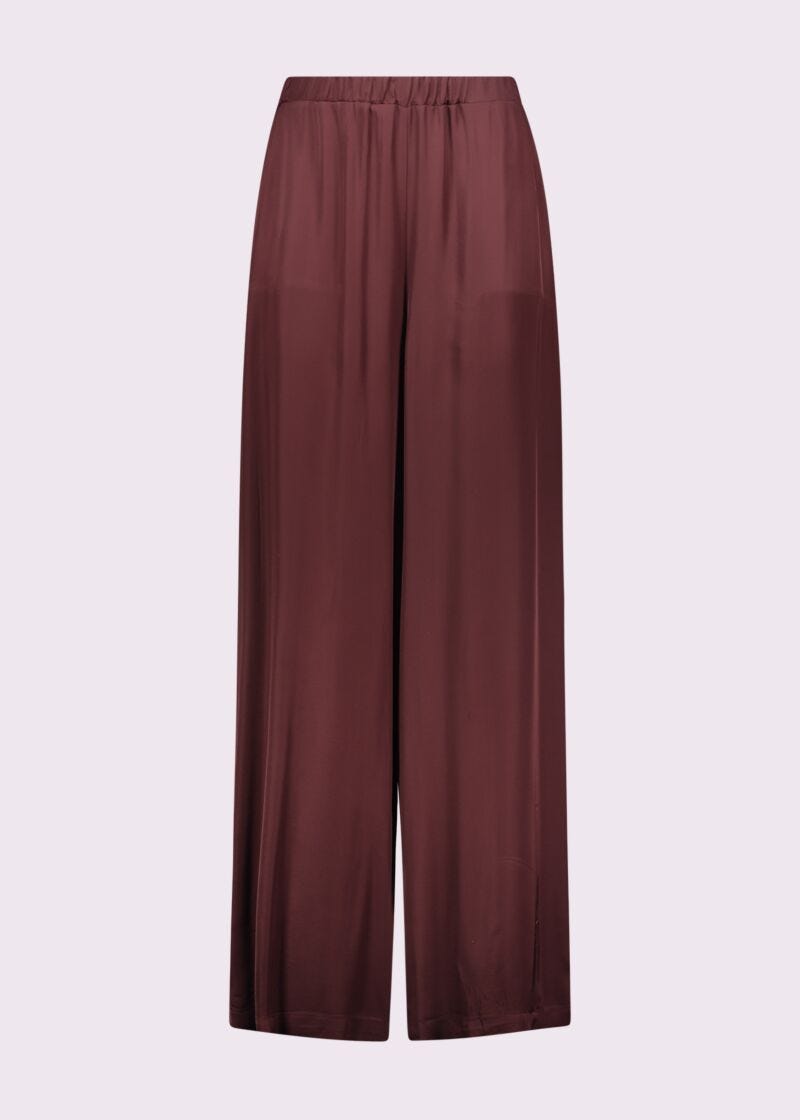Pantaloni da donna marrroni con tasche