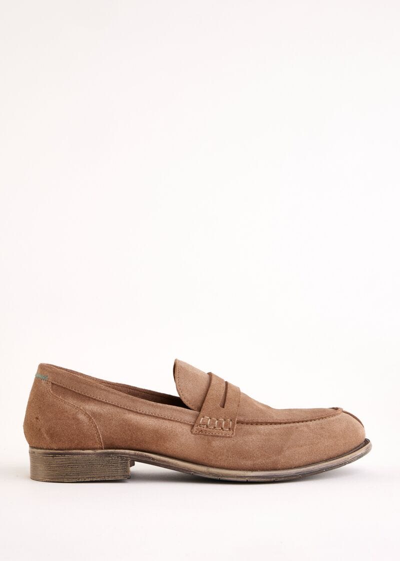 Suede moccasins