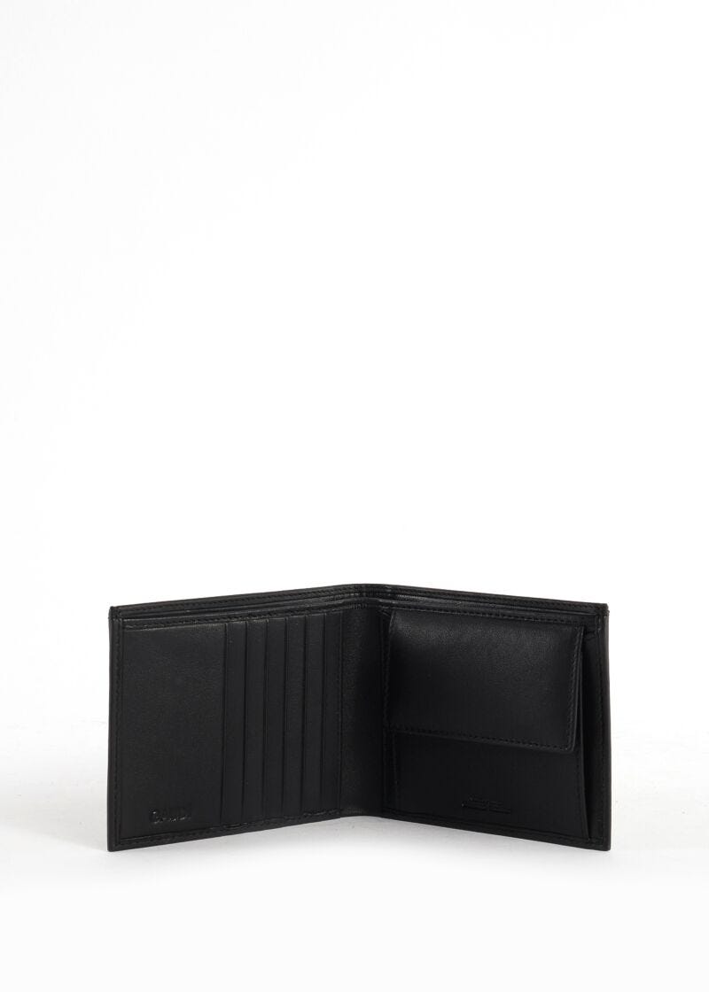 Black leather wallet