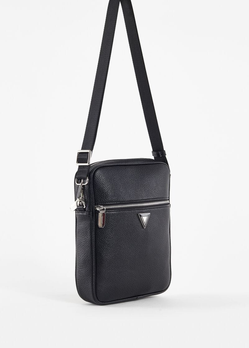 Black faux-leather iPad bag | Shop Online | Gaudì