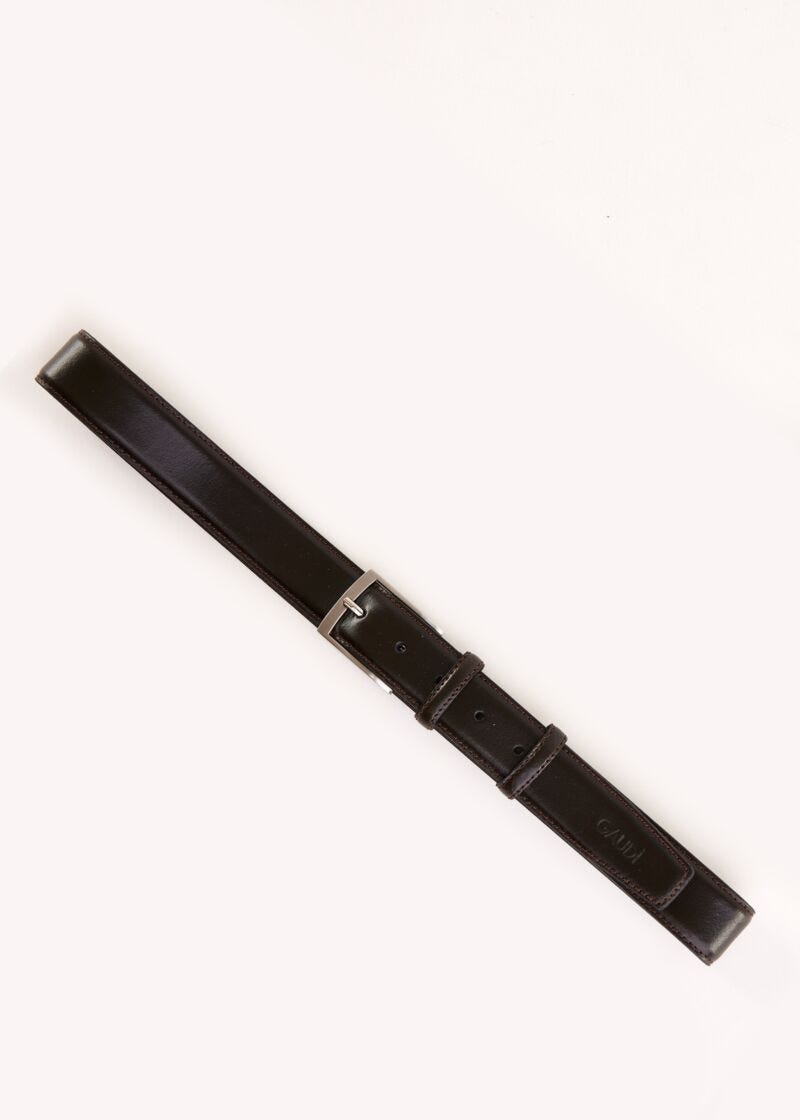 Ceinture marron en cuir