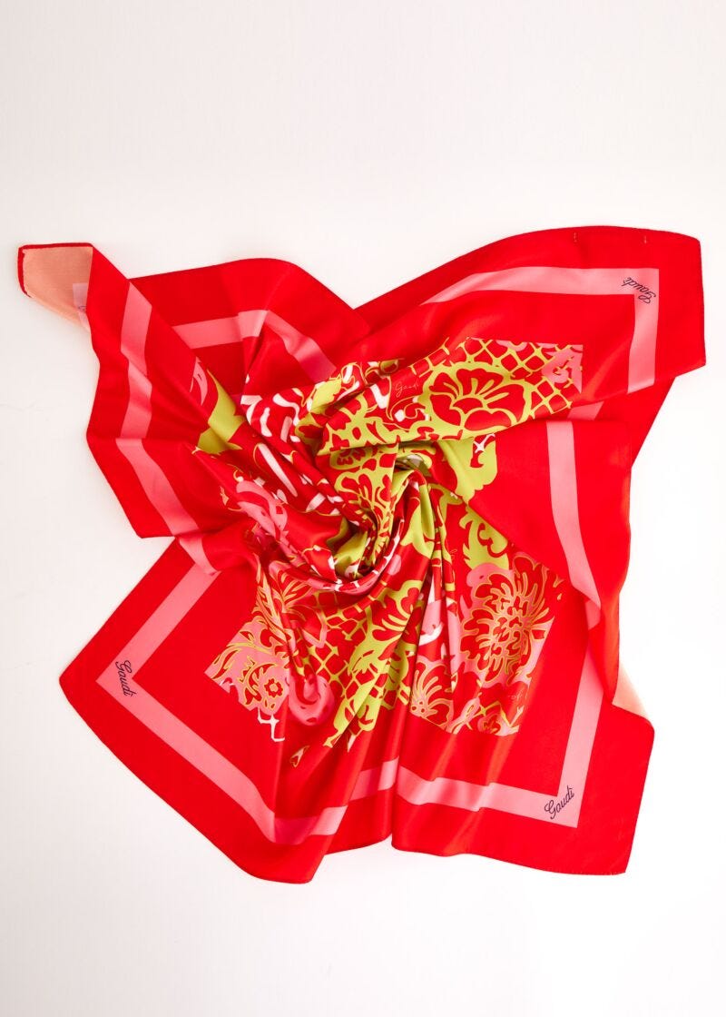 Foulard pour femme avec imprimé graphique