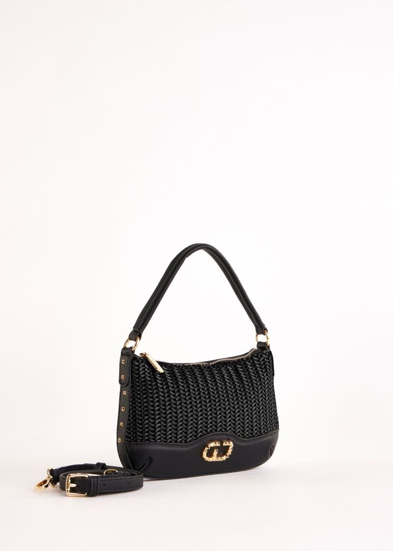 Sac porté épaule noir avec bandoulière