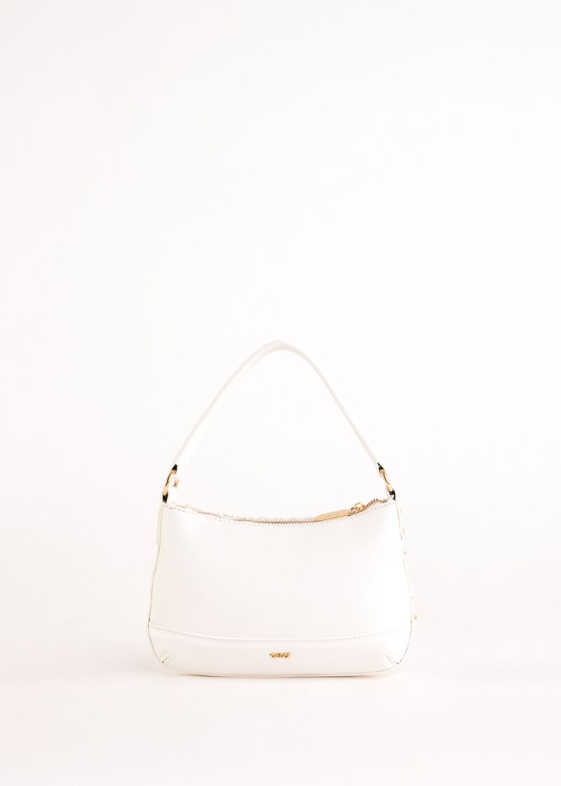 Sac porté épaule blanc avec bandoulière