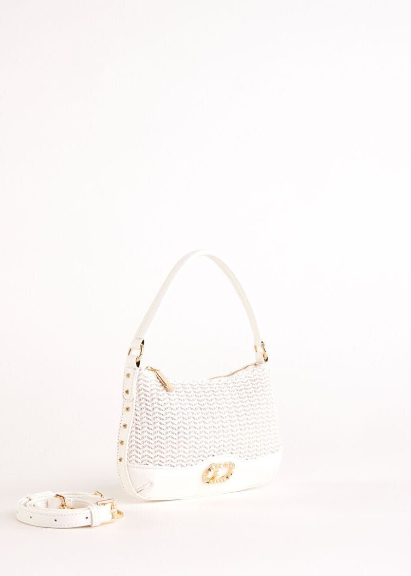 Sac porté épaule blanc avec bandoulière