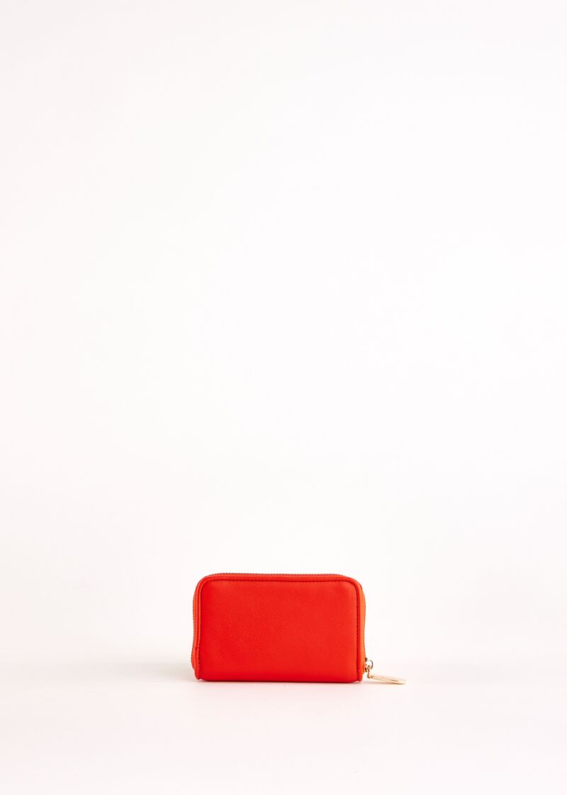 Mini zip-around wallet