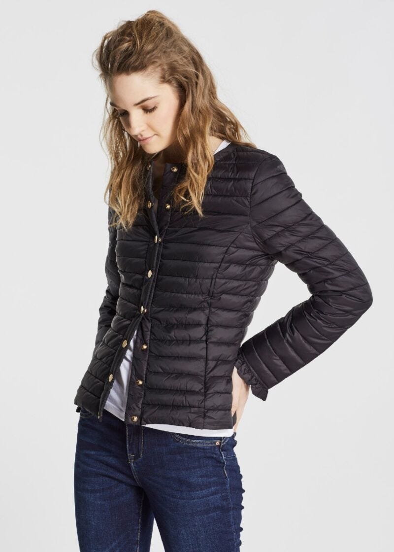 Piumino leggero slim fit