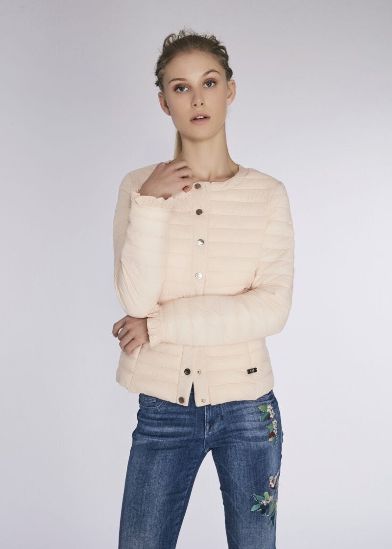 Piumino leggero slim fit