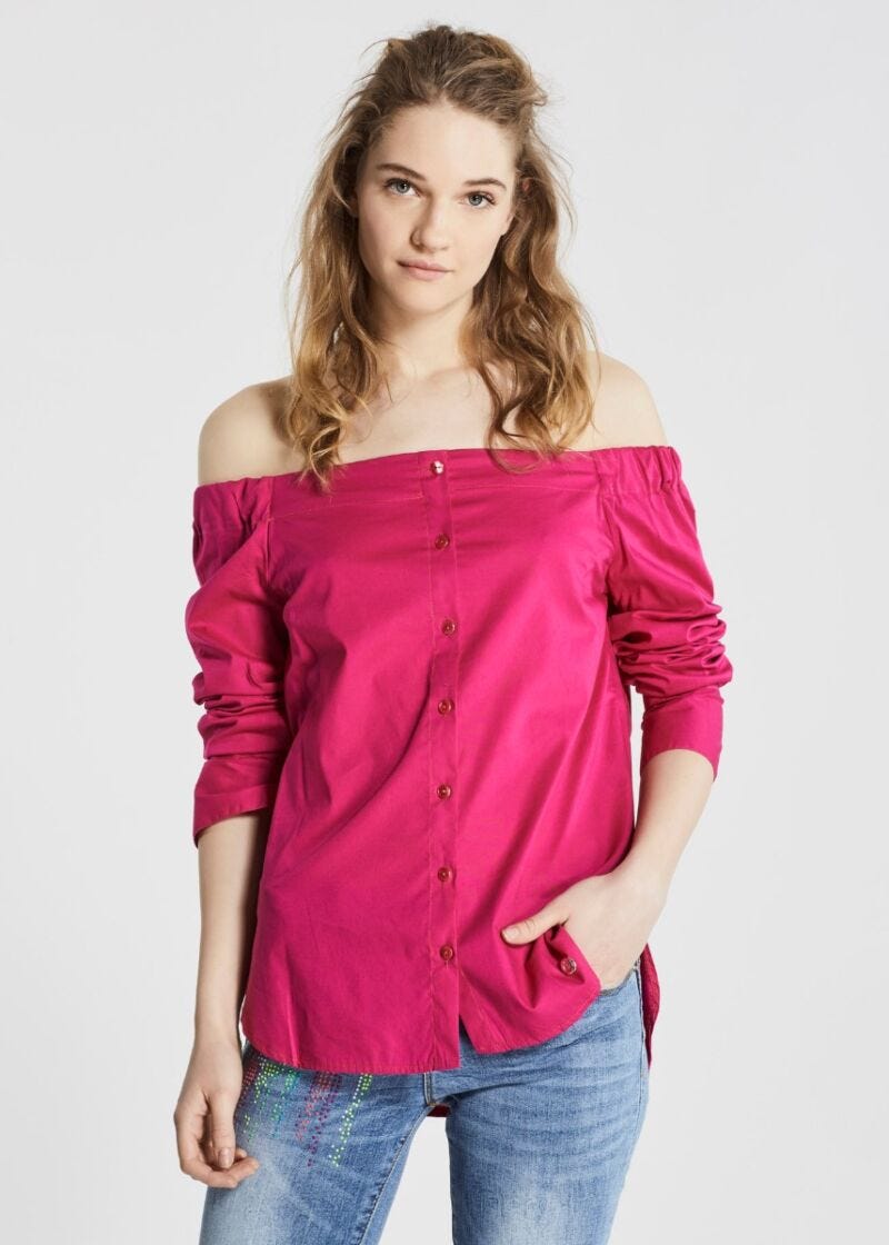 Chemise en popeline de coton 