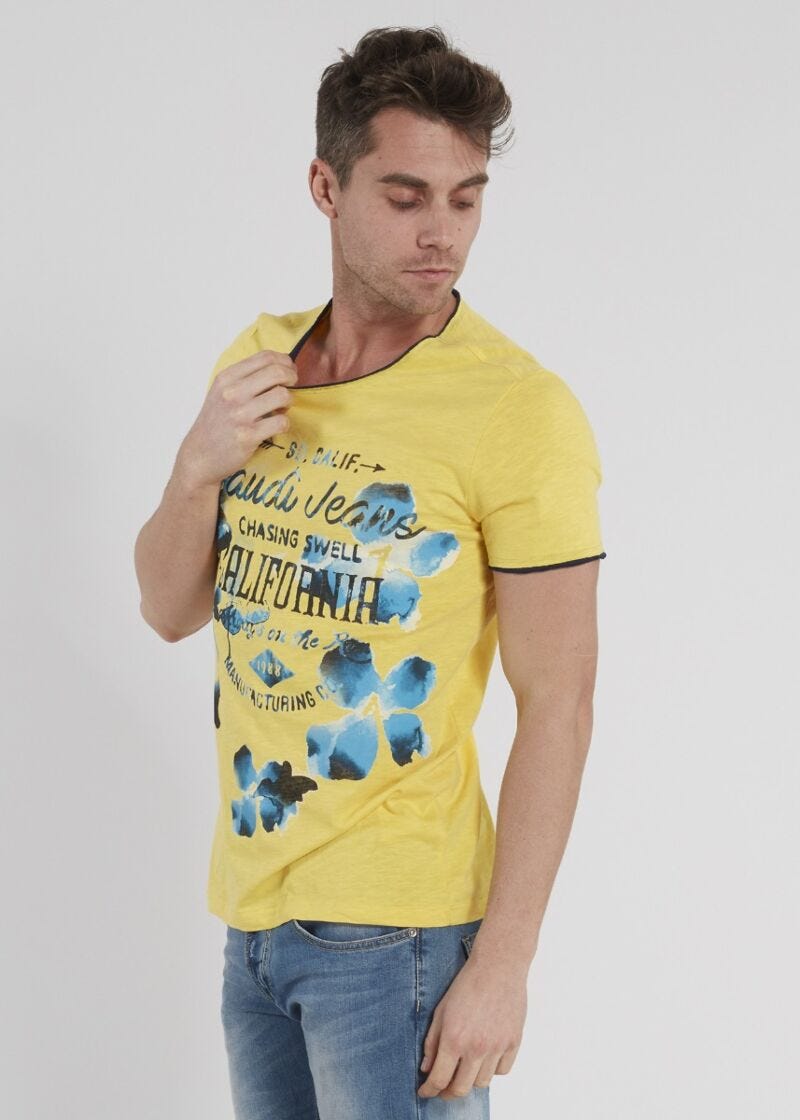 Multicolour print cotton T-shirt 