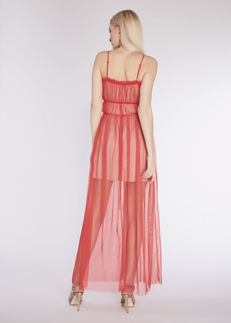 Robe longue en tulle 