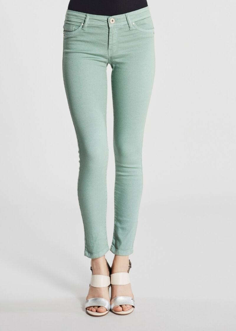 Pantalon skinny en coton stretch 