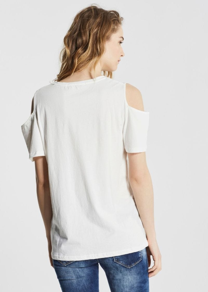 T-shirt with cut-out details