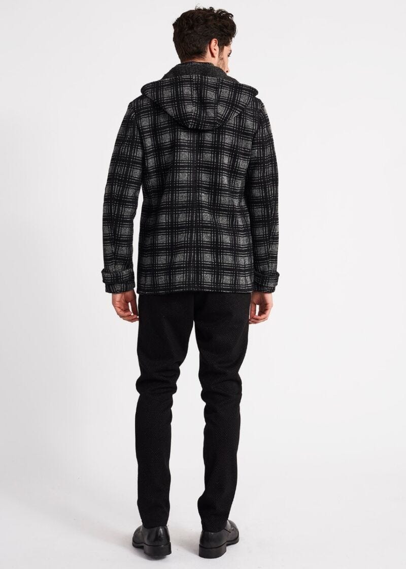 Jacket in wool check