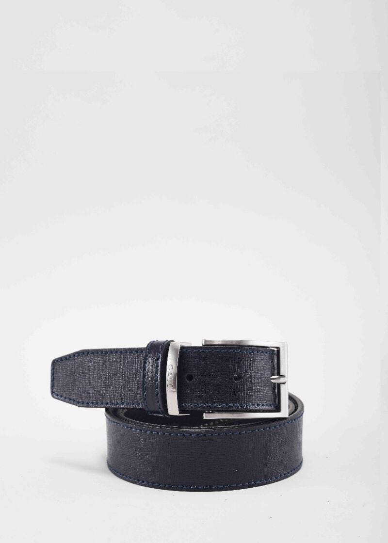 Ceinture r&eacute;glable en cuir 
