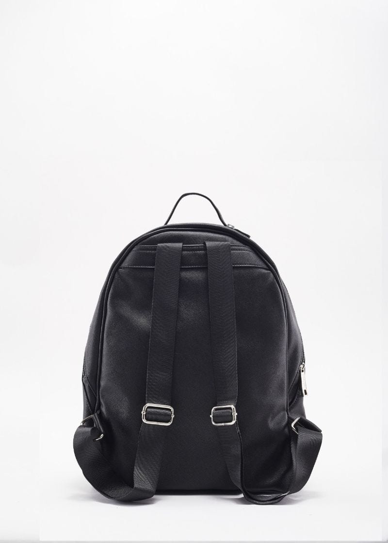 Faux leather backpack 